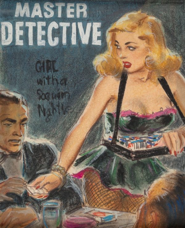 Master Detective cover study, 1954