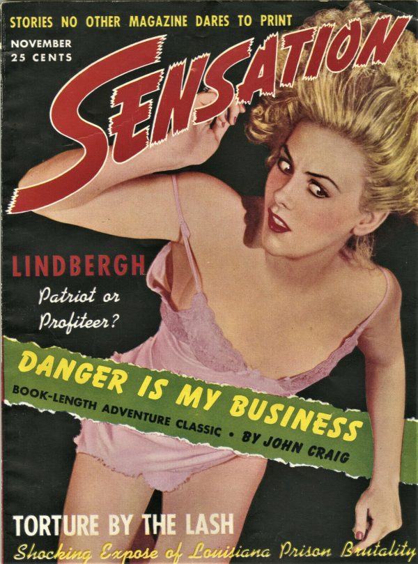 Sensation Magazine November 1941