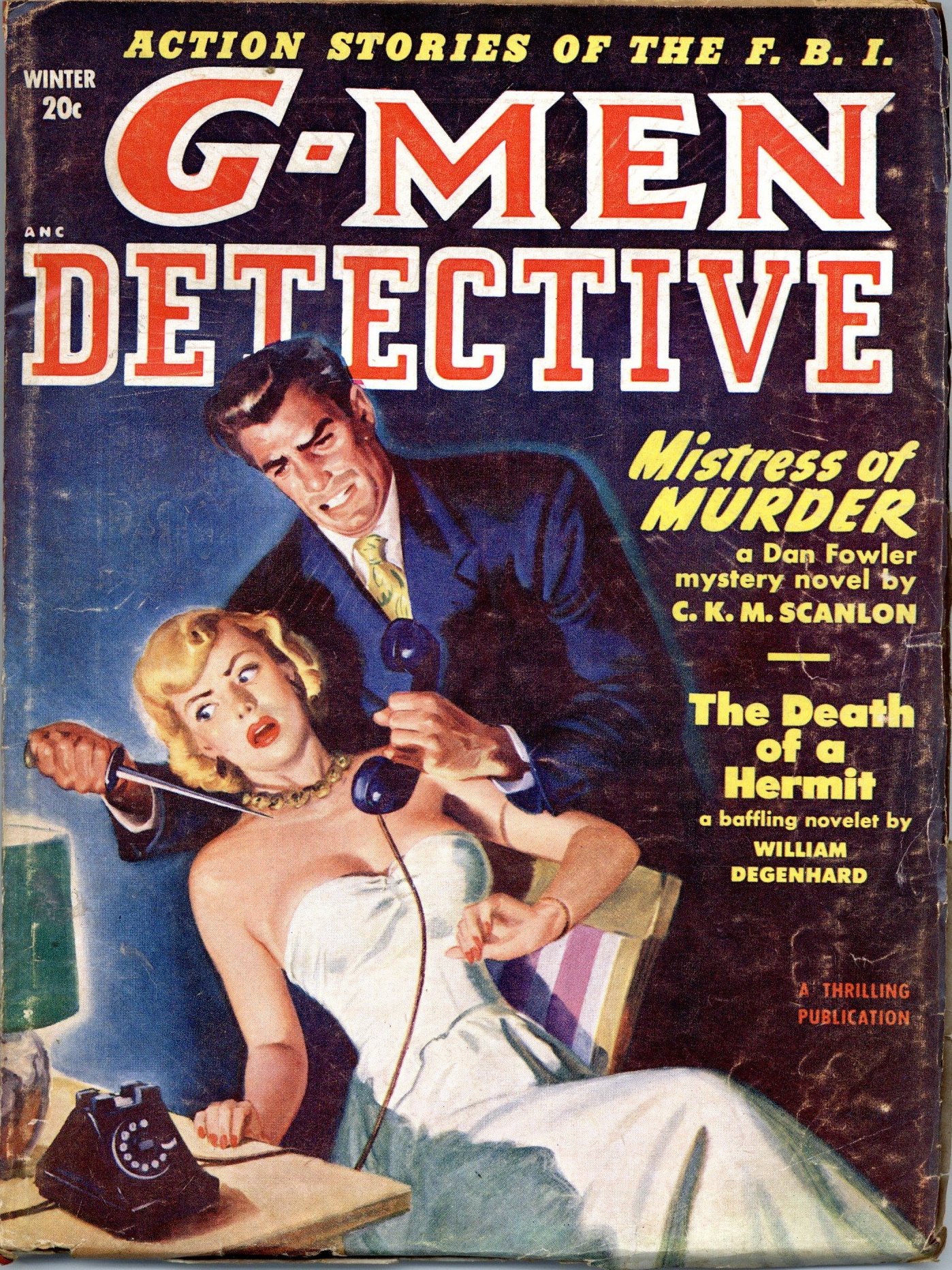 G-Men Detective Magazine Winter 1951