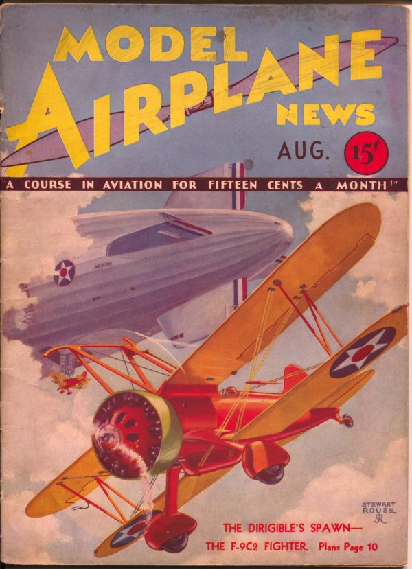 Model Airplane News Magazine August 1932