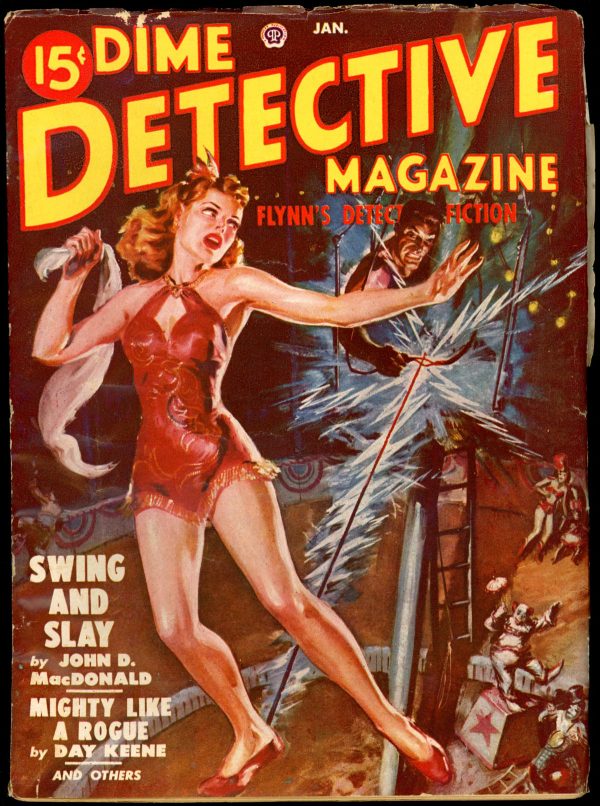 DIME DETECTIVE. January 1950