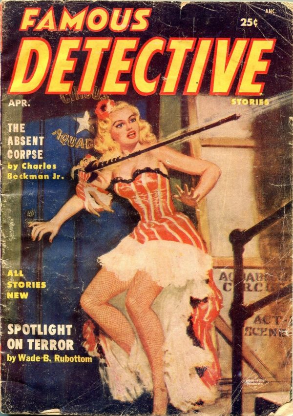 Famous Detective Stories April 1955