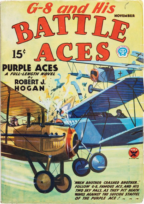 G-8 and His Battle Aces - November 1933