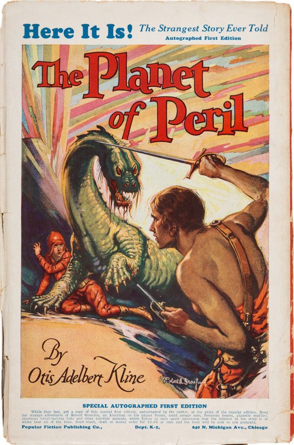 Weird Tales - November 1929 Back