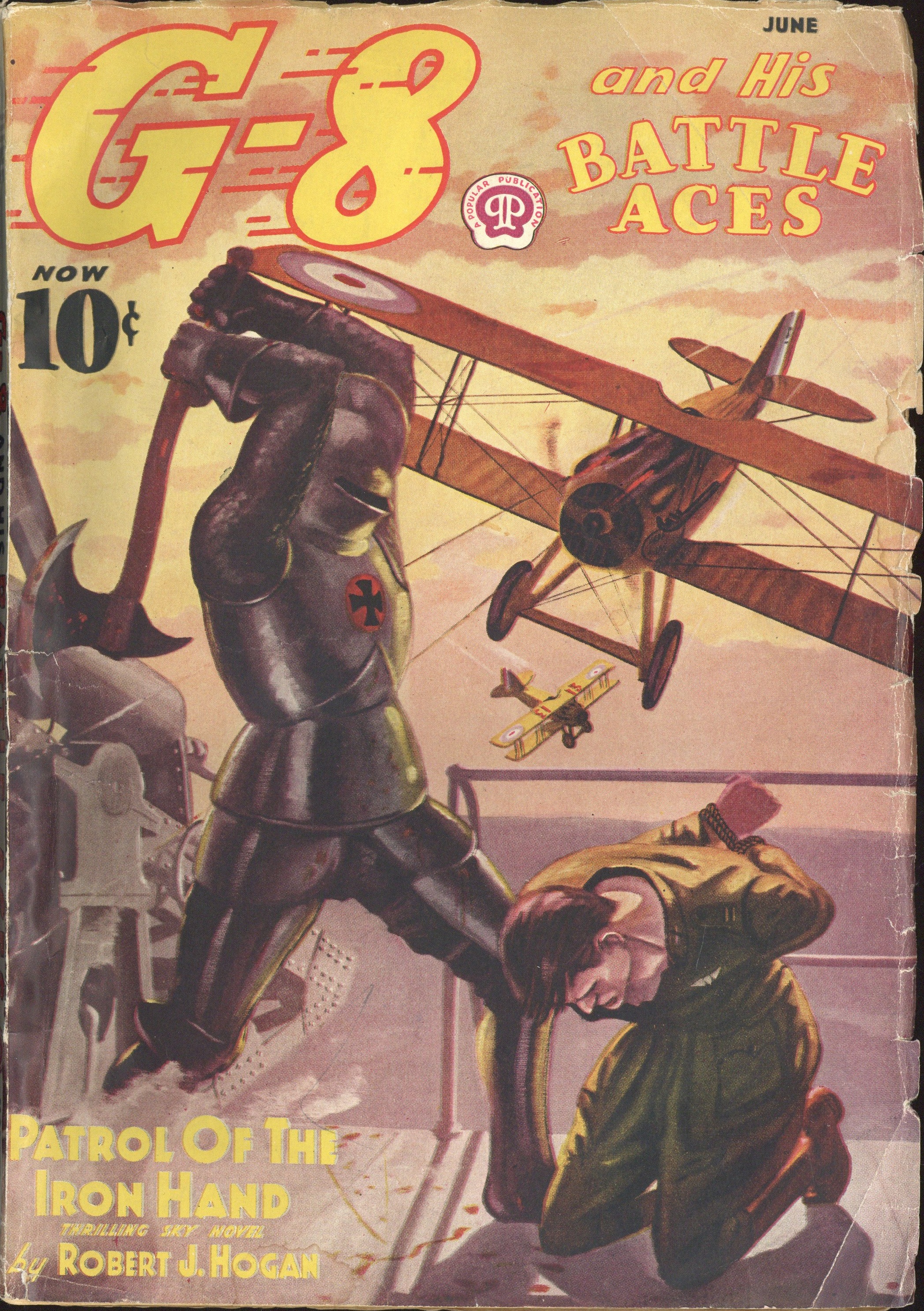 G-8 and His Battle Aces June 1938