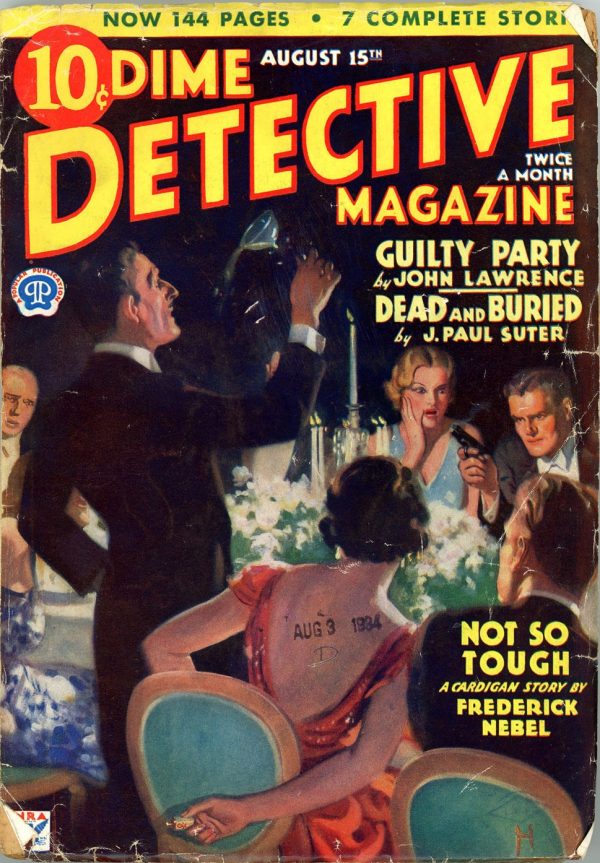 DIME DETECTIVE MAGAZINE. August 15, 1934