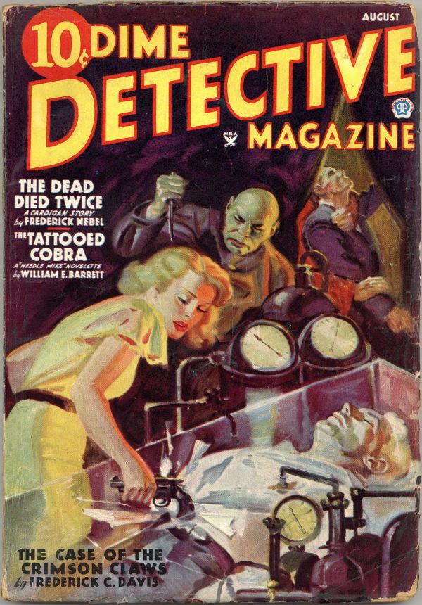 Dime Detective Magazine August, 1935