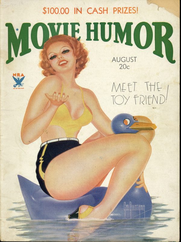 August 1934 Movie Humor Magazine