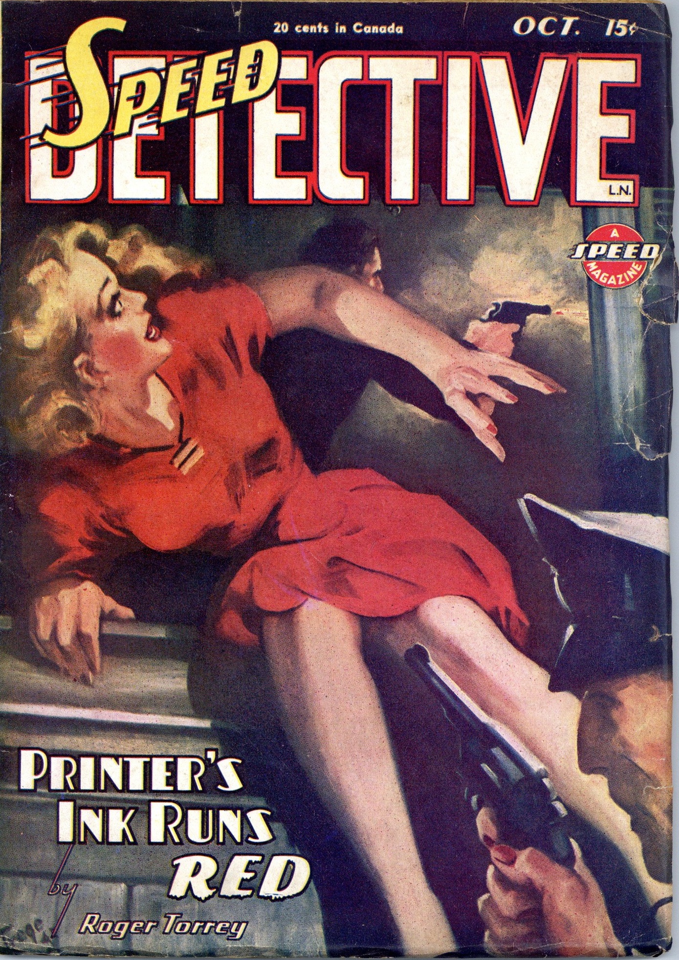 Speed Detective Magazine October 1945