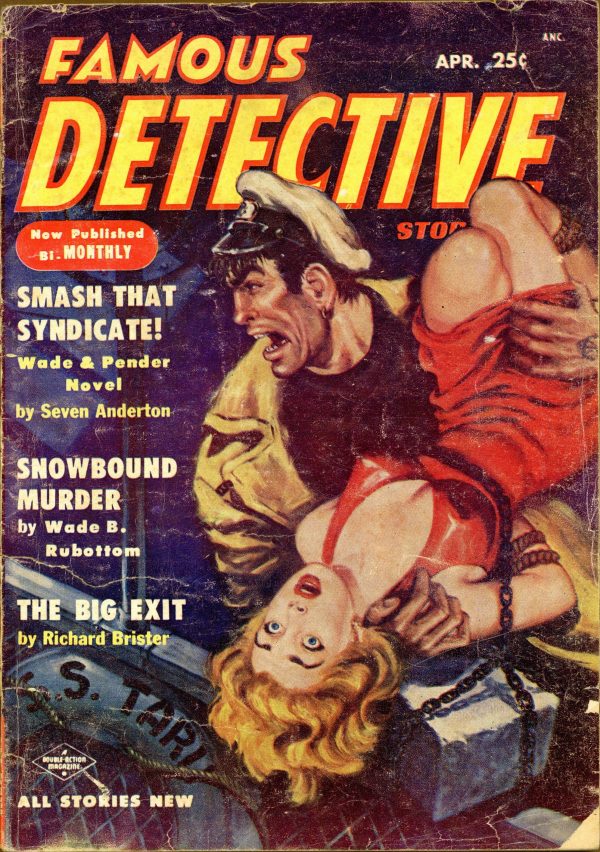 April 1954 Famous Detective Stories