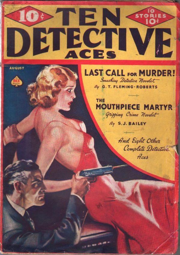 Ten Detective Aces August 1937