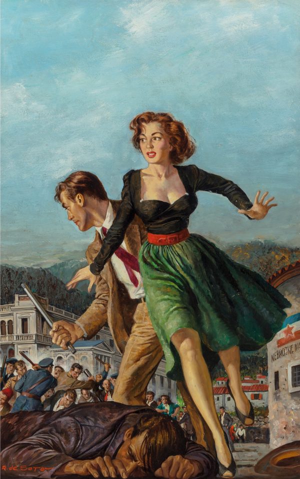 Treachery in Trieste, paperback cover, 1954
