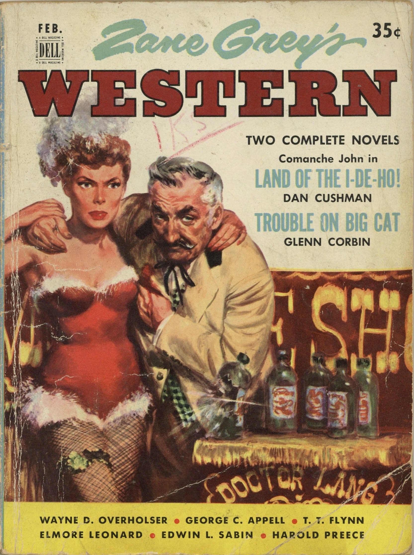 Zane Grey's Western Magazine February 1953