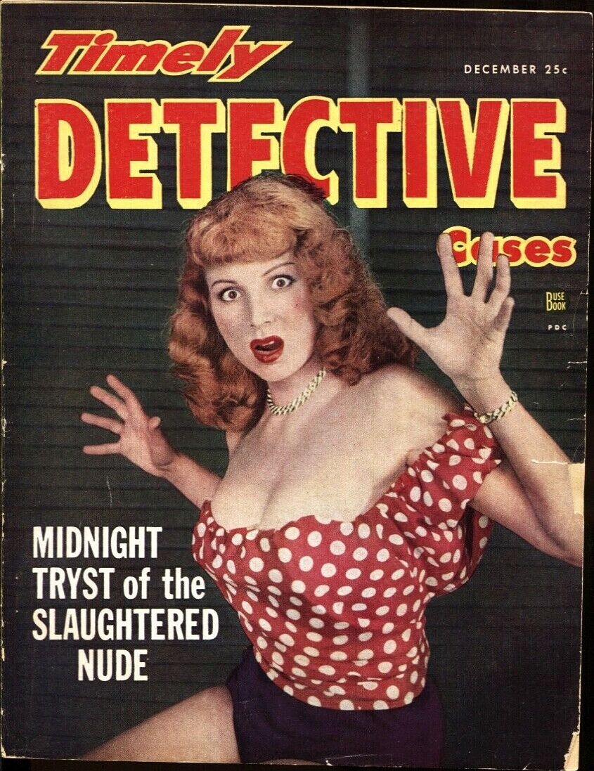 Timely Detective Cases Magazine December 1949