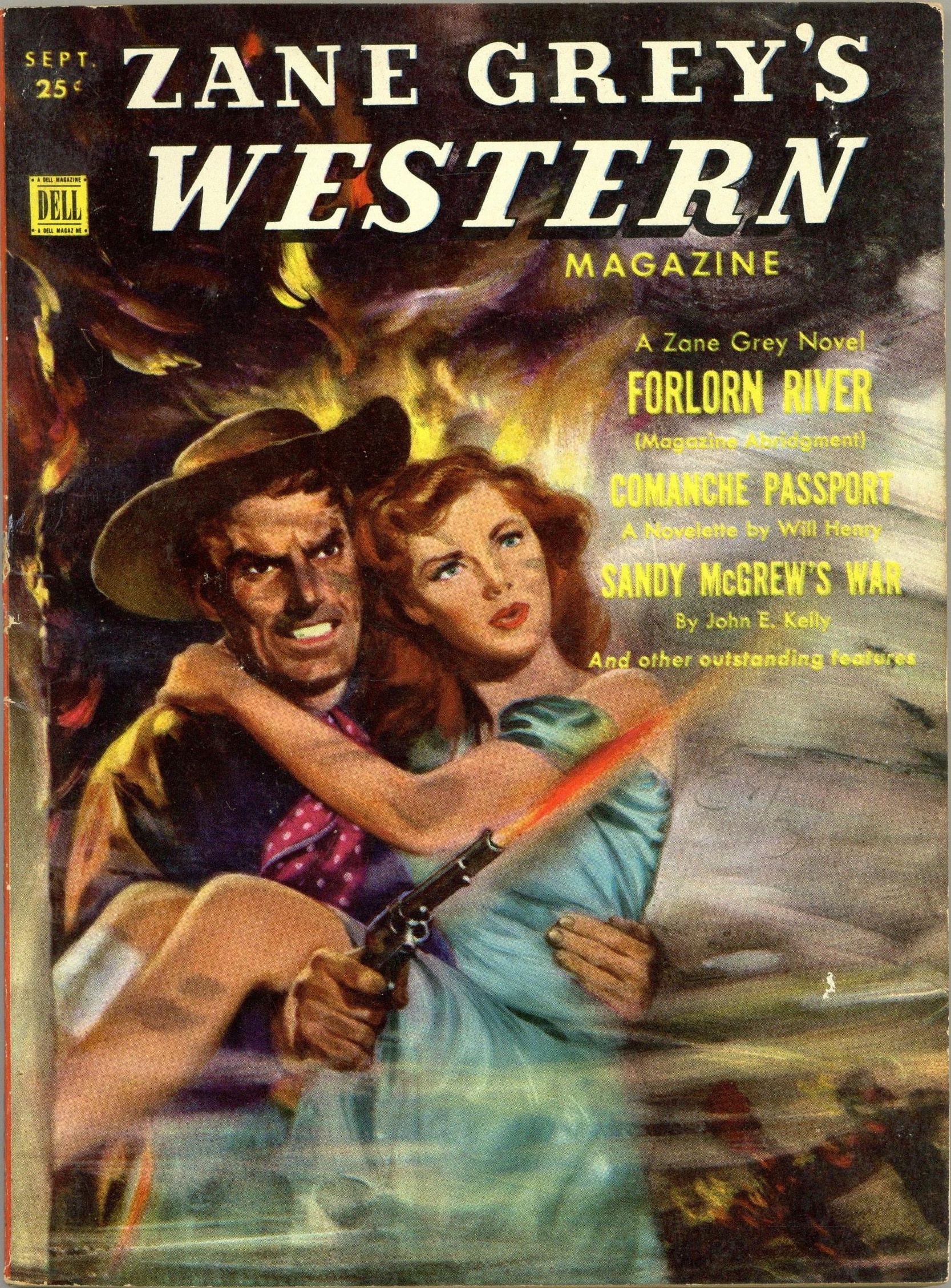 Zane Grey's Western Magazine September 1951