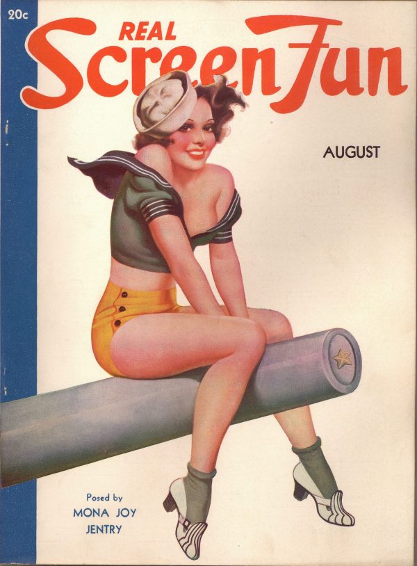 Real Screen Fun August 1937