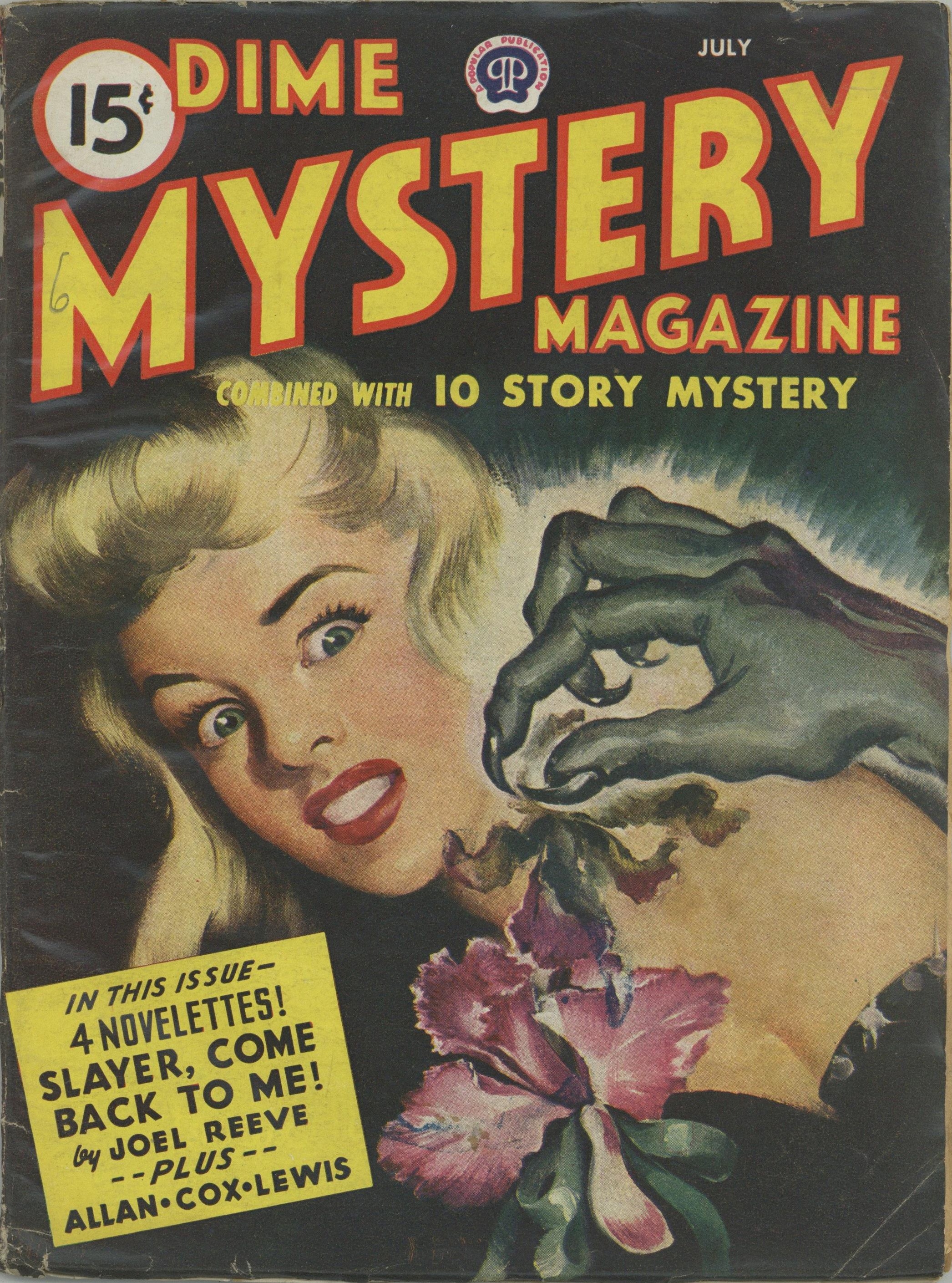 Dime Mystery Magazine July 1945