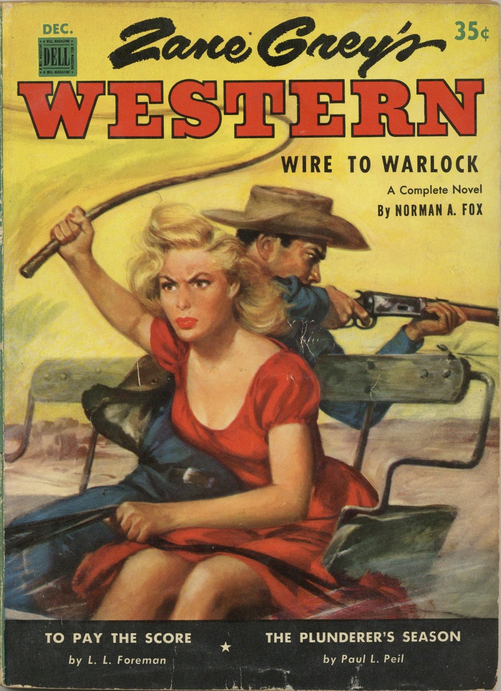Zane Grey's Western Magazine Decmeber 1952