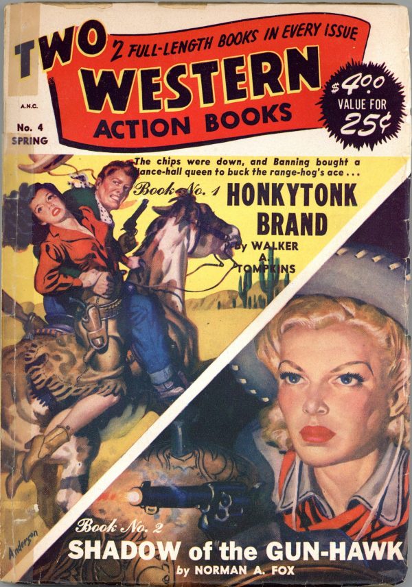 2 Western-Action Books 1948 Spring