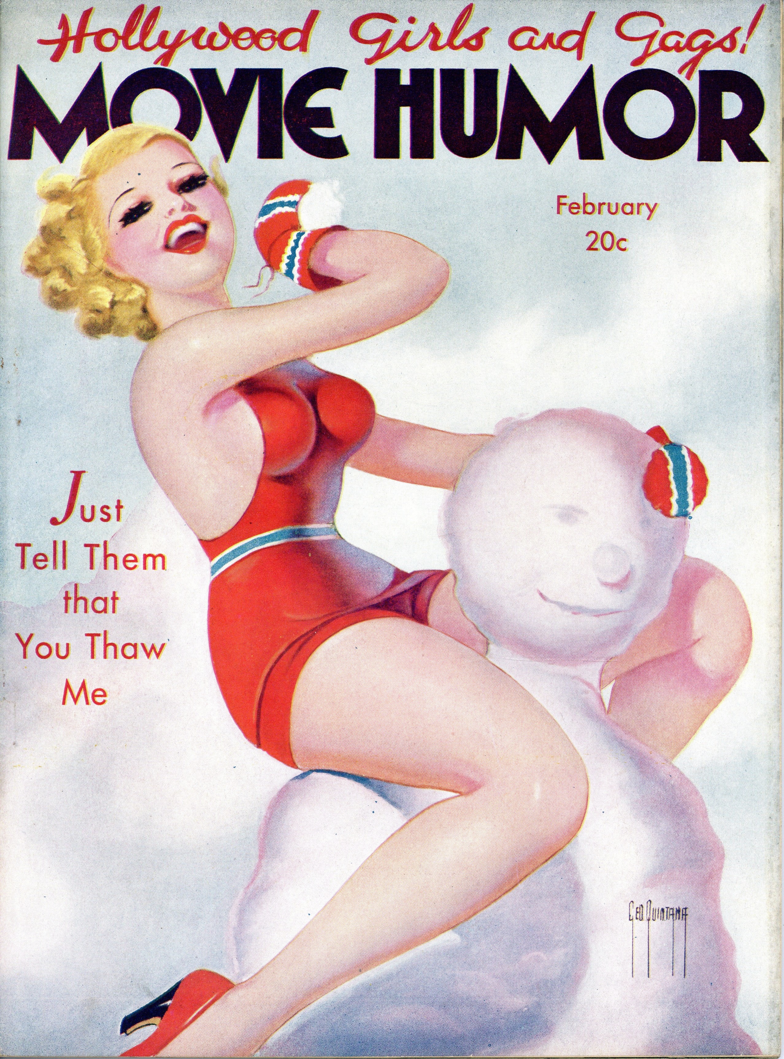 February 1936 Movie Humor Magazine