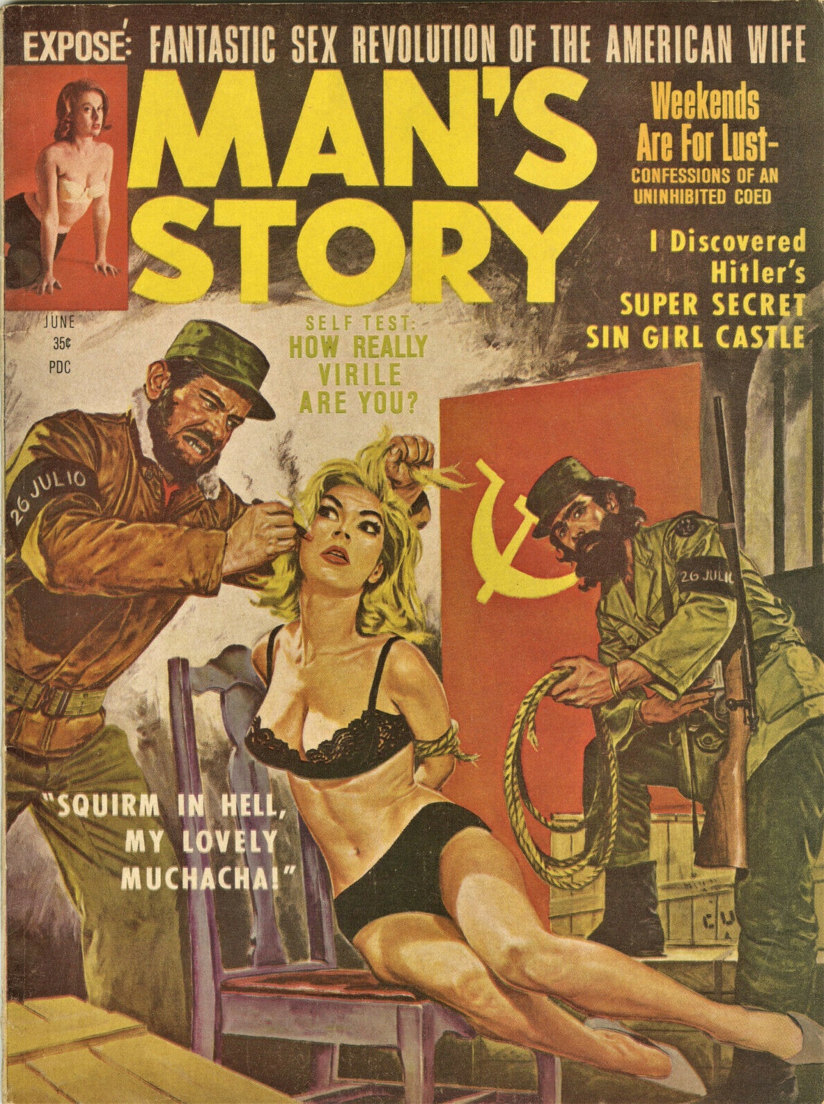 Squirm In Hell, My Lovely Muchacha -- Pulp Covers