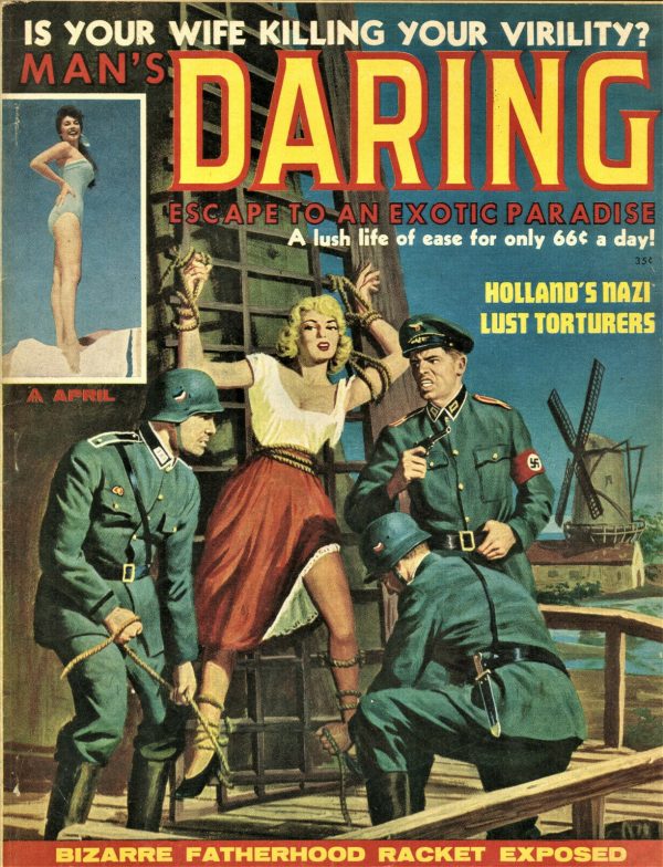 Man's Daring Magazine April 1960