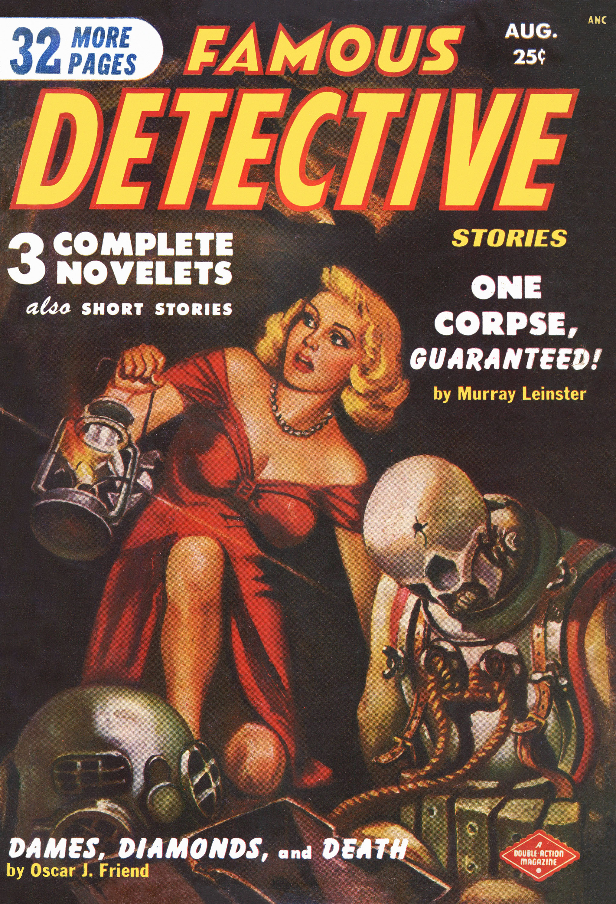Famous Detective Stories August 1950