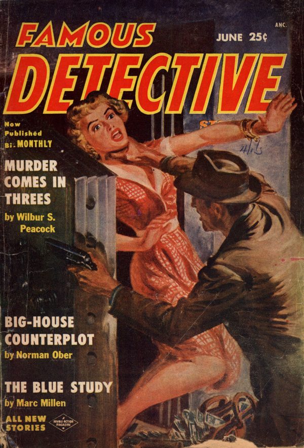 Famous Detective Stories, June 1954