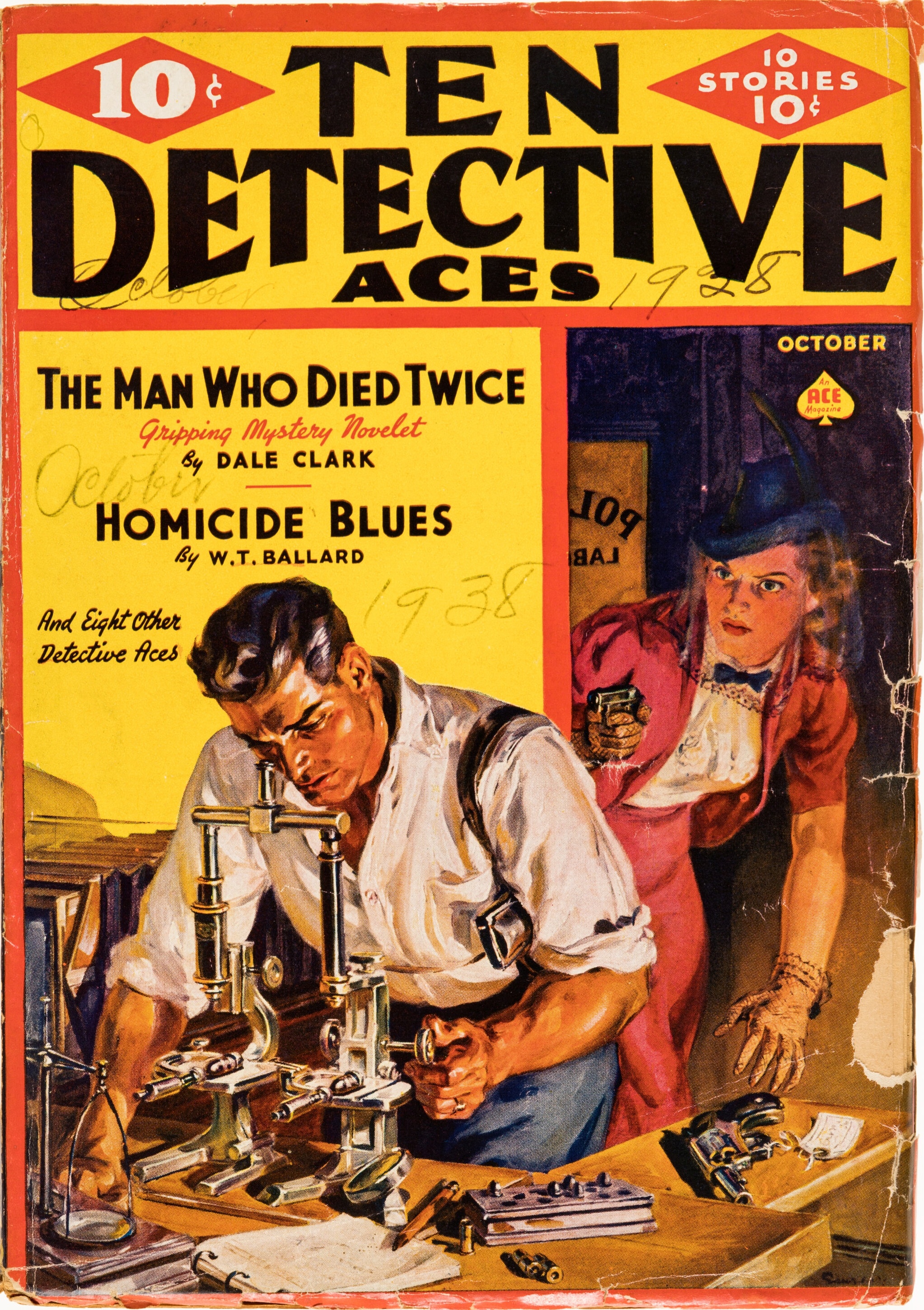 Ten Detective Aces - October 1938