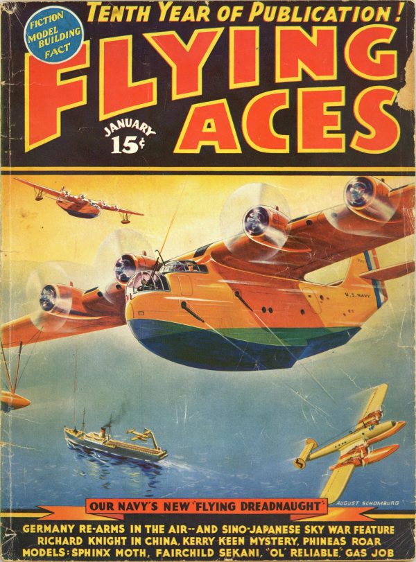Flying Aces January 1938