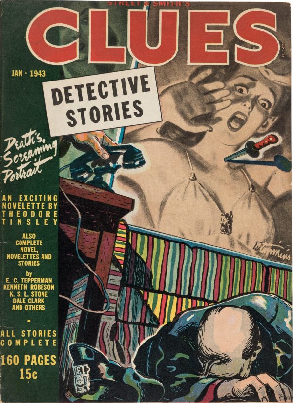 Clues Detective Stories - January 1943