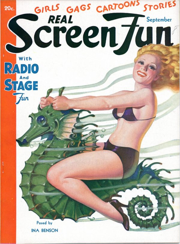 Real Screen Fun September 1936