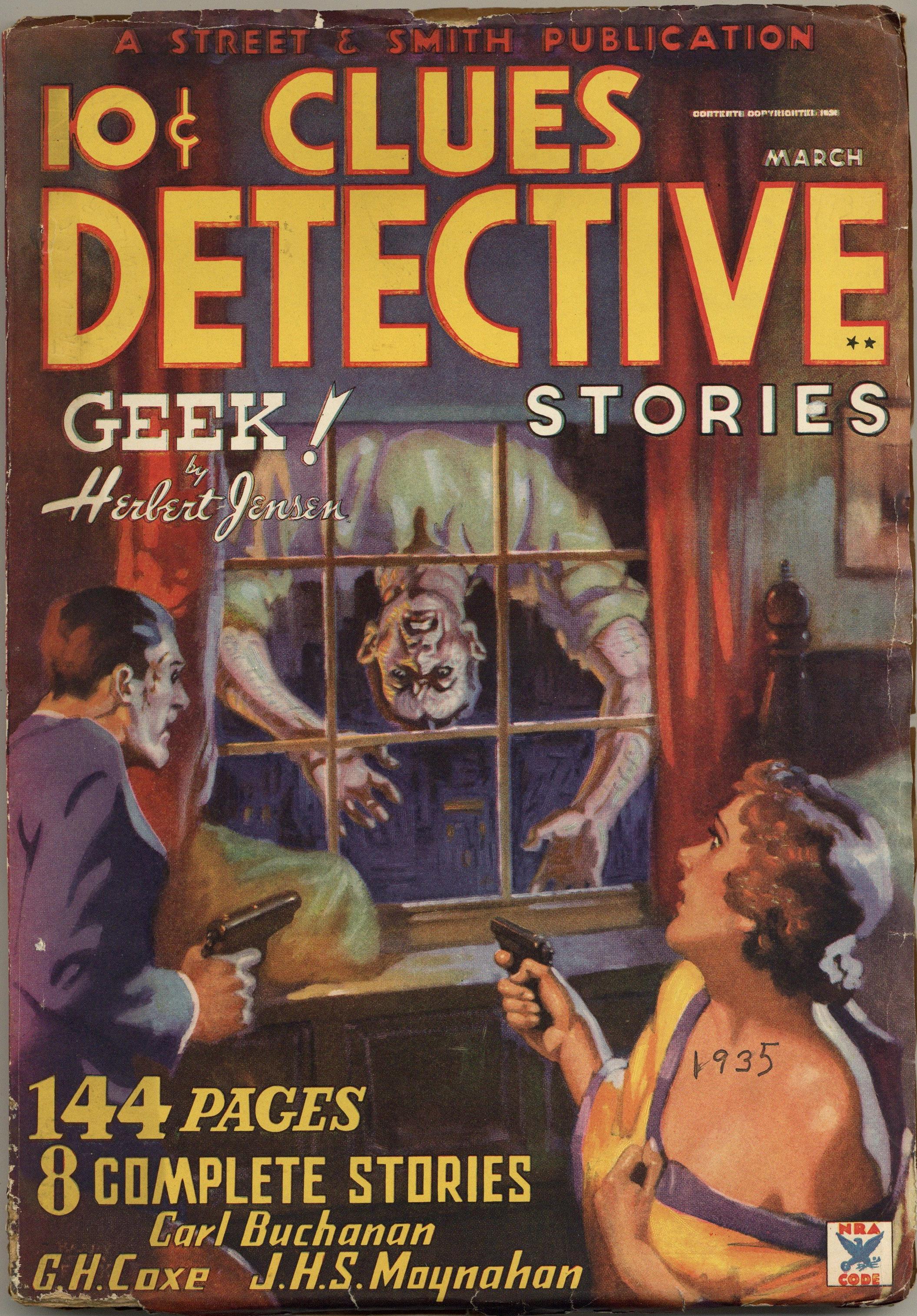 Clues Detective Stories March 1935