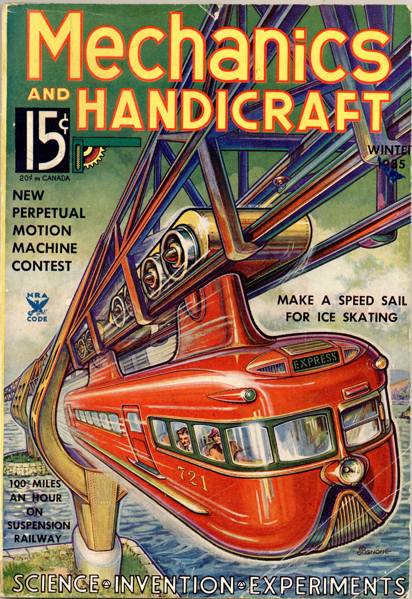 Mechanics and Handicraft Winter 1935