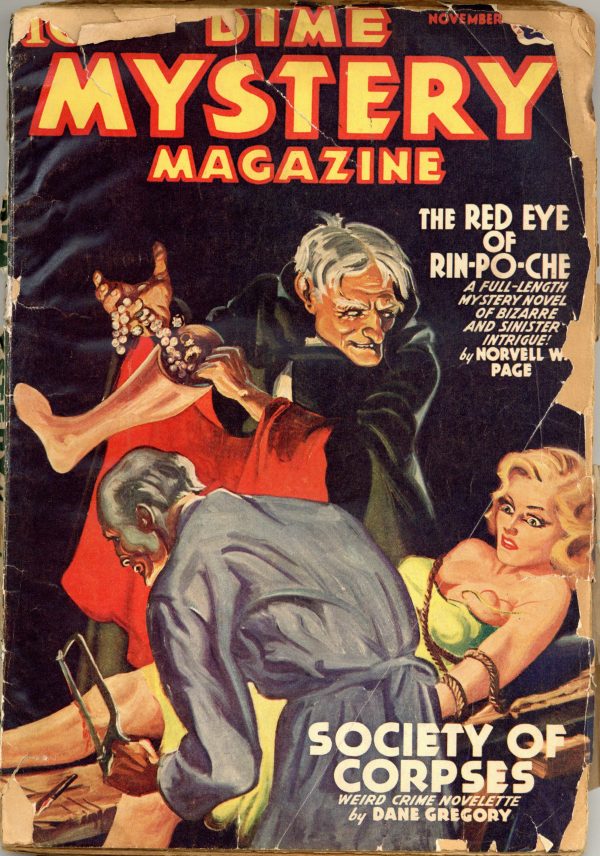 Dime Mystery Magazine November 1939