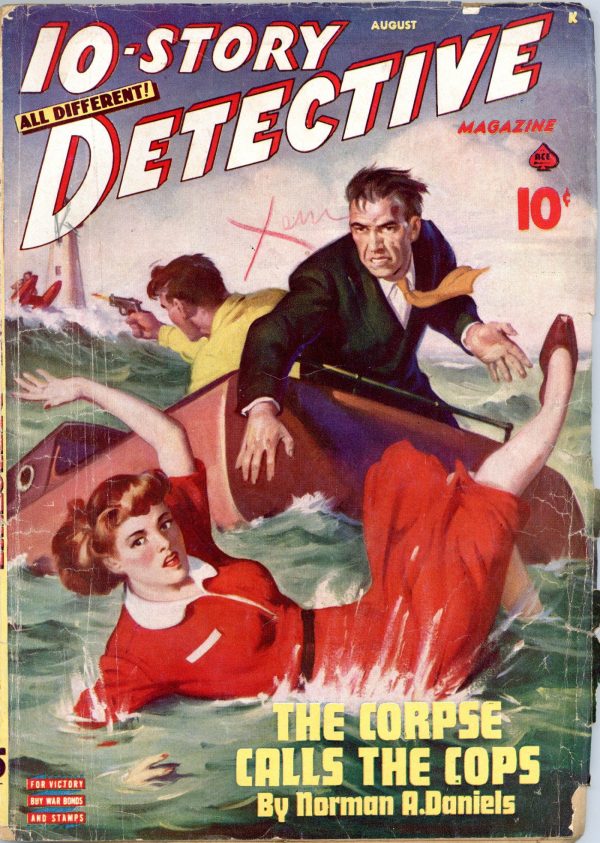 10-Story Detective Magazine August 1944
